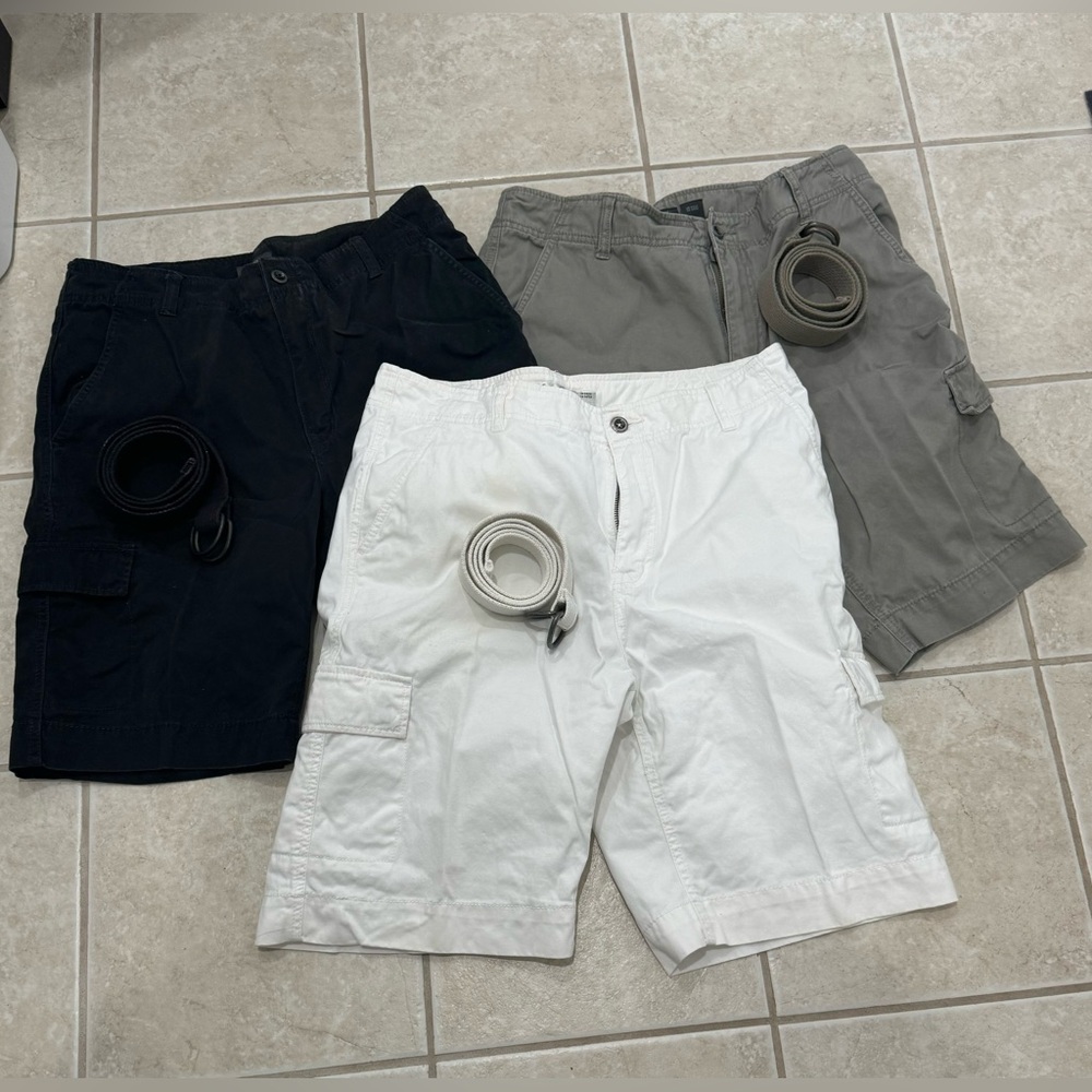Kenneth Cole Shorts Carpenter Cargo Utility Shorts